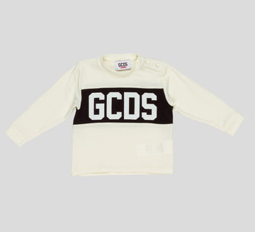 t-shirt logata gcds GC0115 LATTE GCDS 
