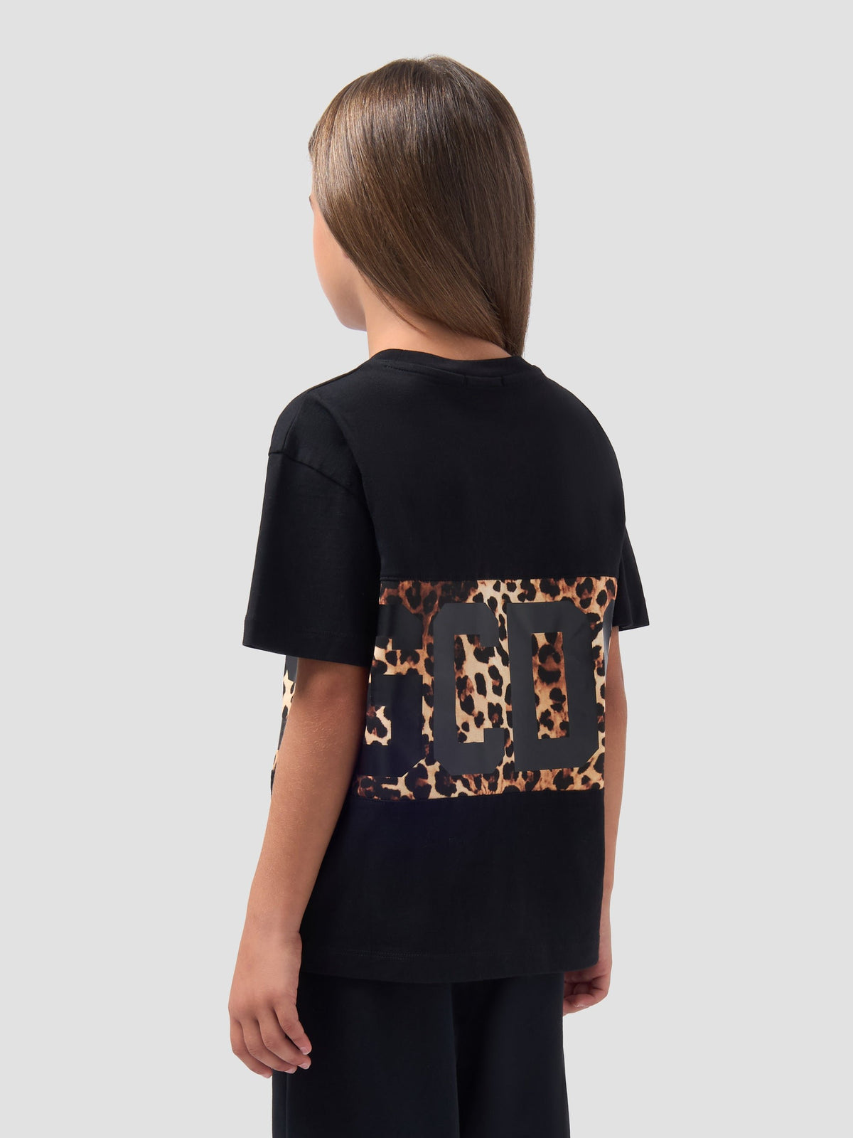 t-shirt con logo maculato Z0GJQC585J106 999M GCDS 