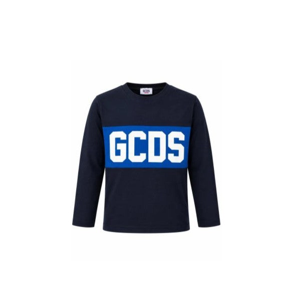 t-shirt con logo iconico Z0UJQC585J105 782E GCDS 