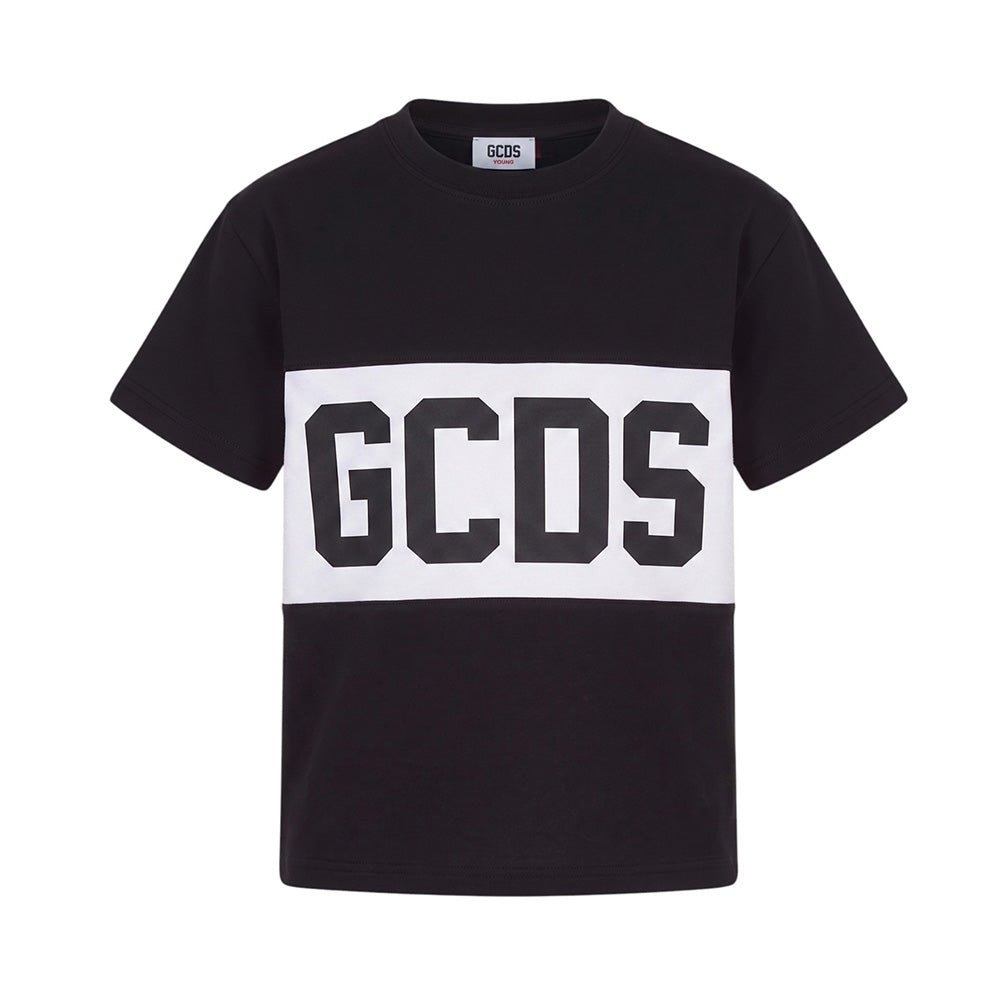 t-shirt con logo iconico Z0UJQC585J105 999A GCDS 