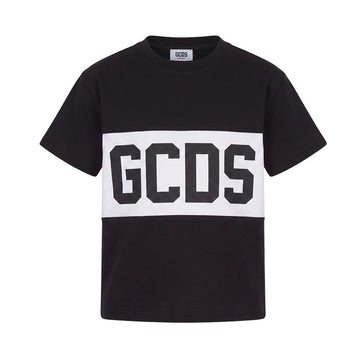 t-shirt con logo iconico Z0UJQC585J105 999A GCDS 
