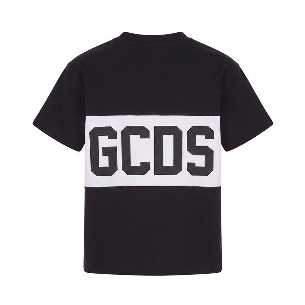 t-shirt con logo iconico Z0UJQC585J105 999A GCDS 