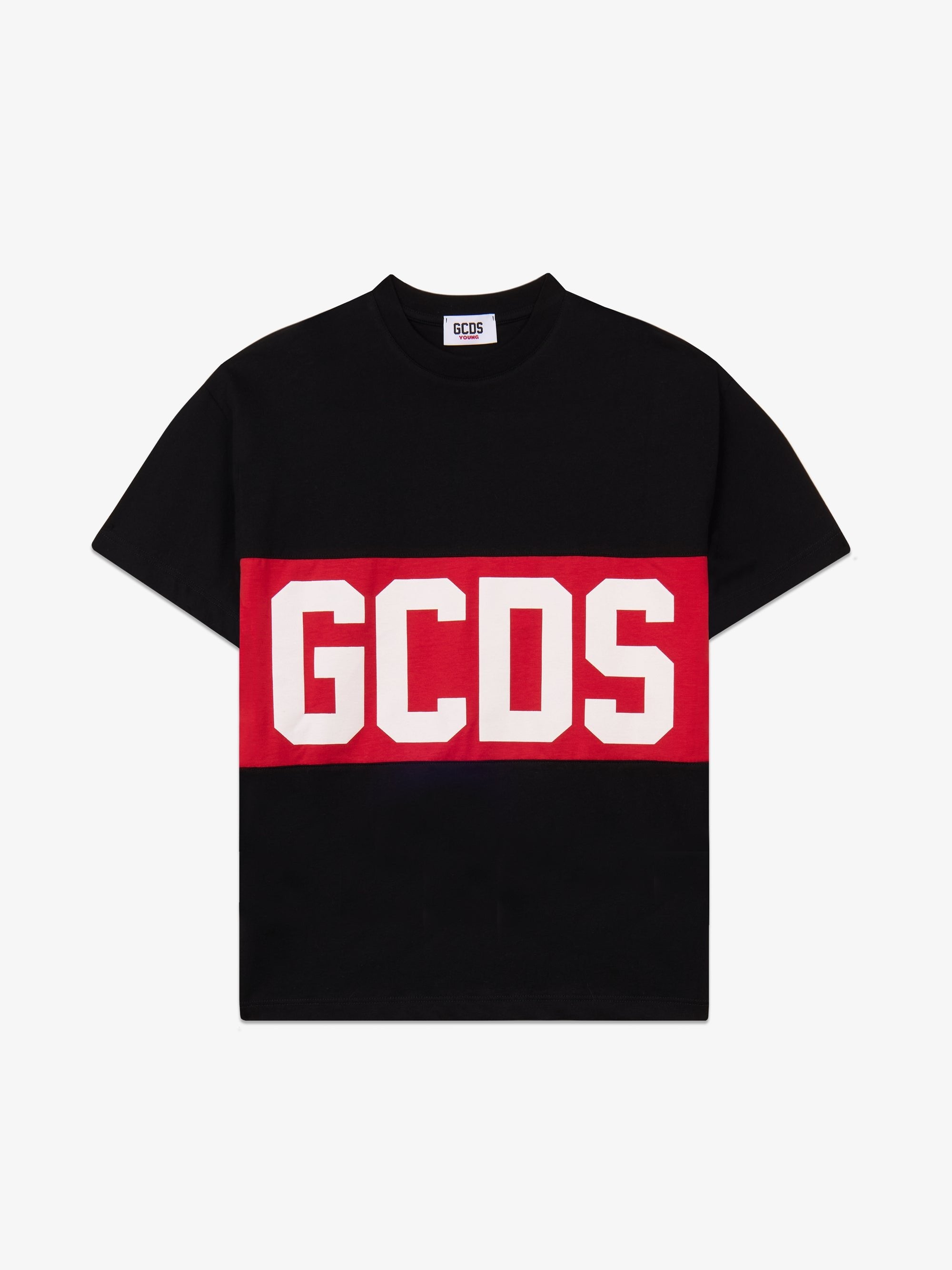 t-shirt con logo iconico Z0UJQC585J105 999R GCDS 