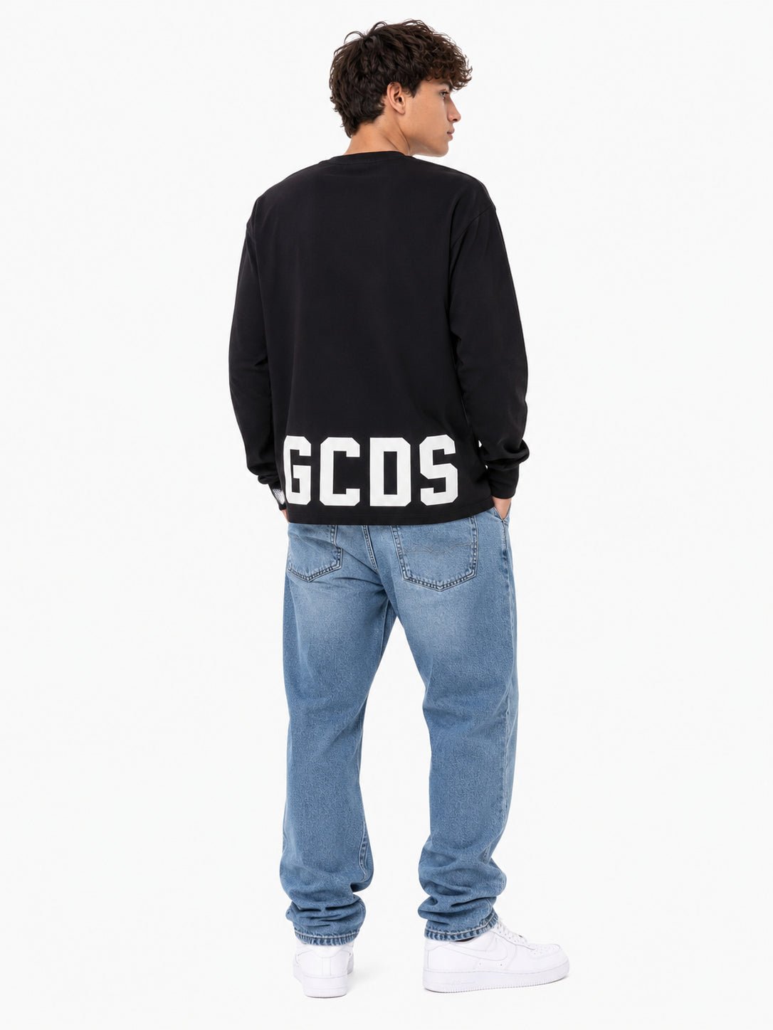 t-shirt con logo Z0UJQC623J105 999A GCDS 