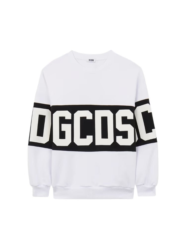 felpa girocollo con band logo Z0UJQE584F004 157B GCDS 
