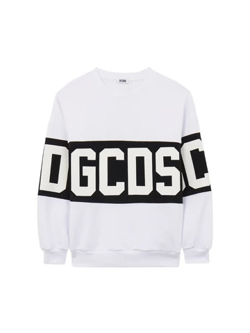 felpa girocollo con band logo Z0UJQE584F004 157B GCDS 
