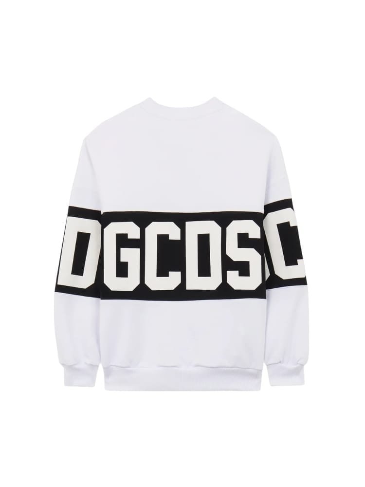 felpa girocollo con band logo Z0UJQE584F004 157B GCDS 