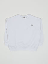 GCDS felpa con logo Bianco
