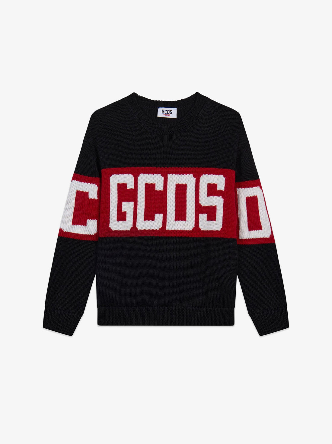 maglione girocollo in lana Z0UJQF621K347 999R GCDS 