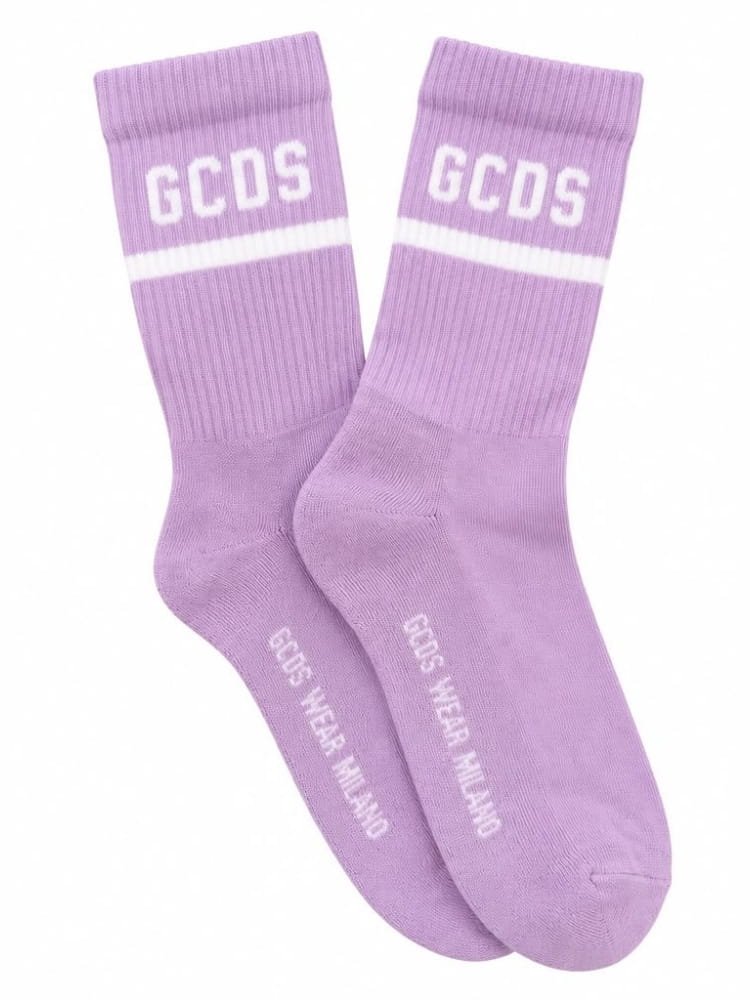 calzini in spugna con logo Z0UJQQ714T801 548A GCDS 