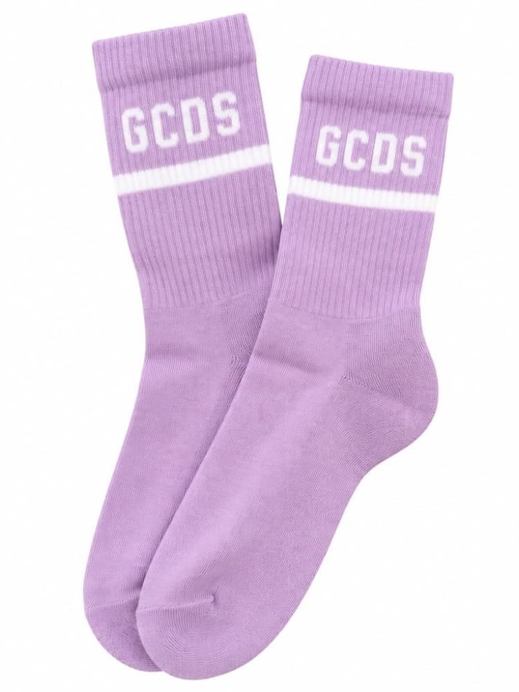 calzini in spugna con logo Z0UJQQ714T801 548A GCDS 