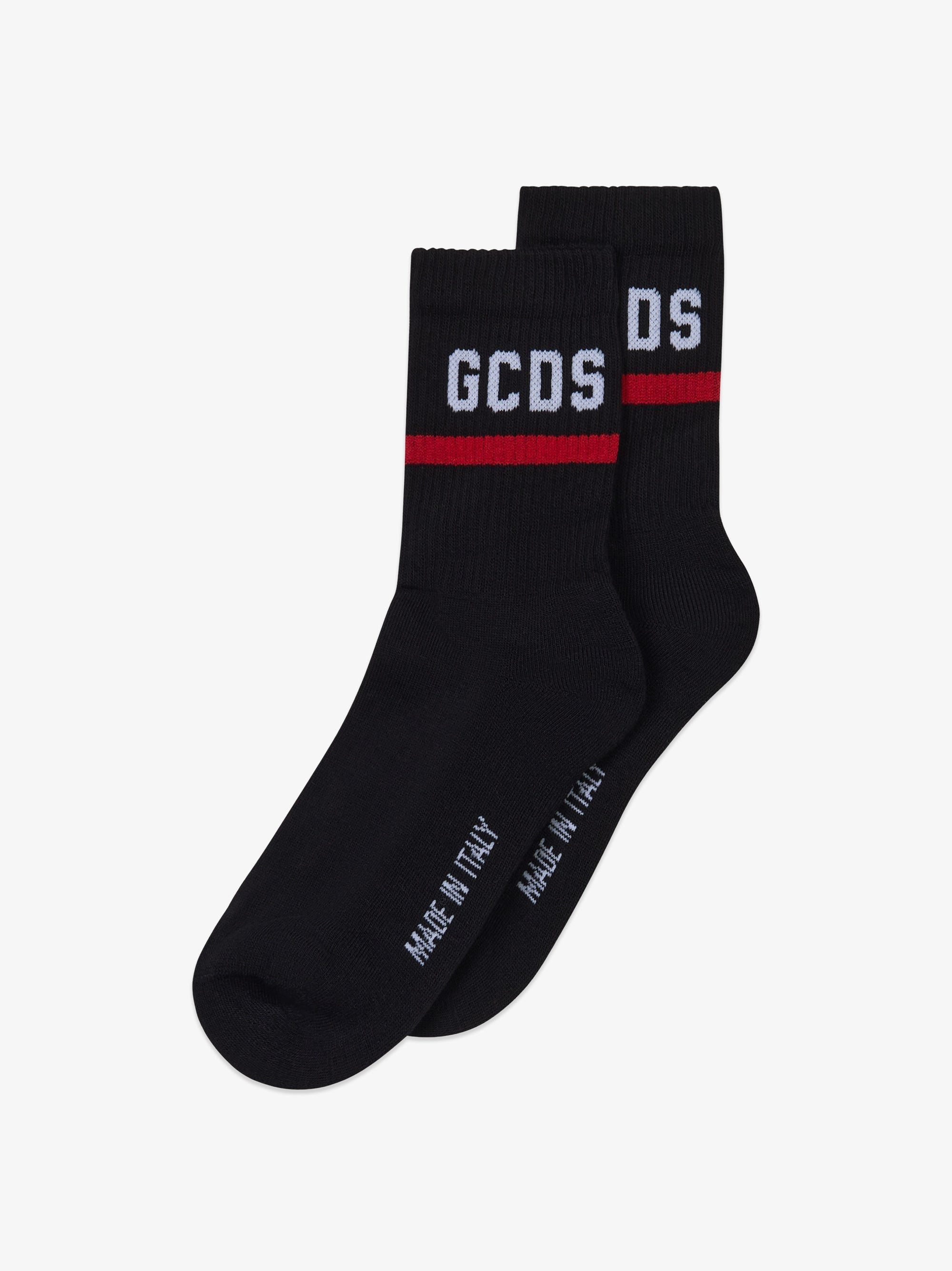 calzini in spugna con logo Z0UJQQ714T801 999A GCDS 