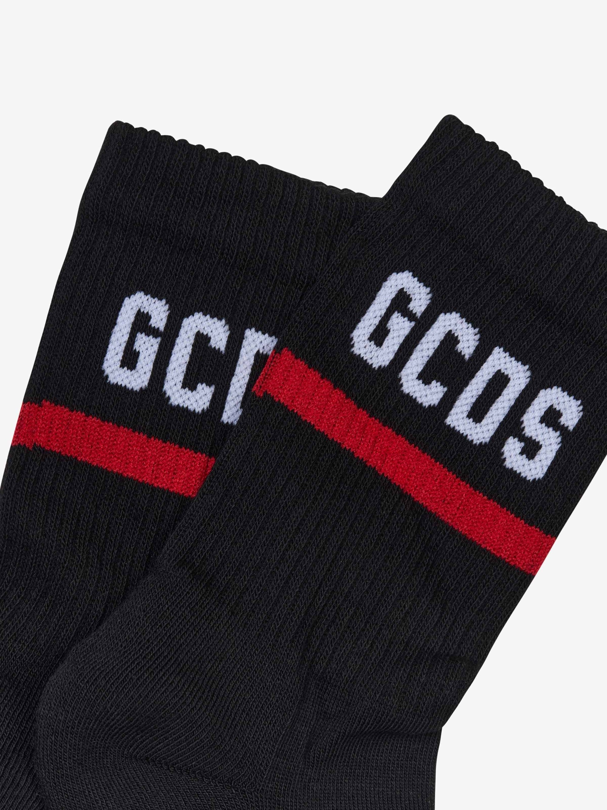 calzini in spugna con logo Z0UJQQ714T801 999A GCDS 