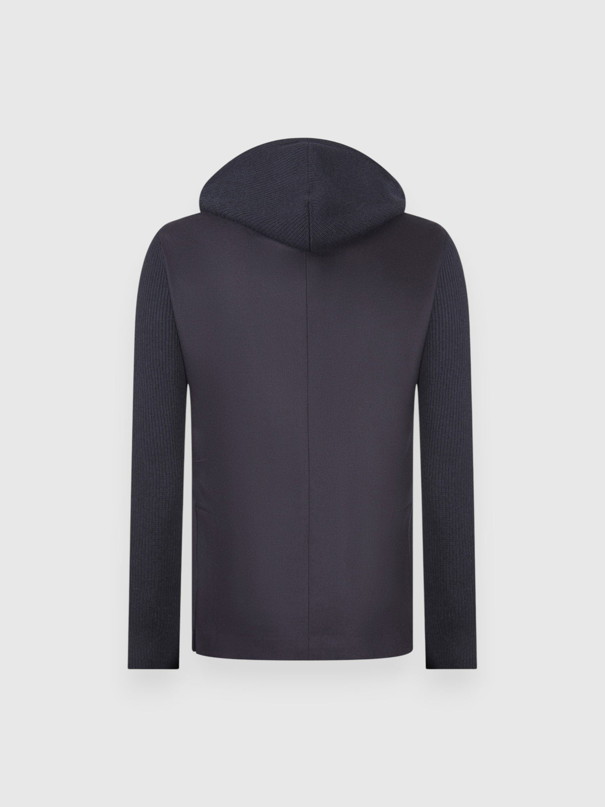 giacca con cappuccio super geelong e flanella 23133 51320 598 GRAN SASSO 