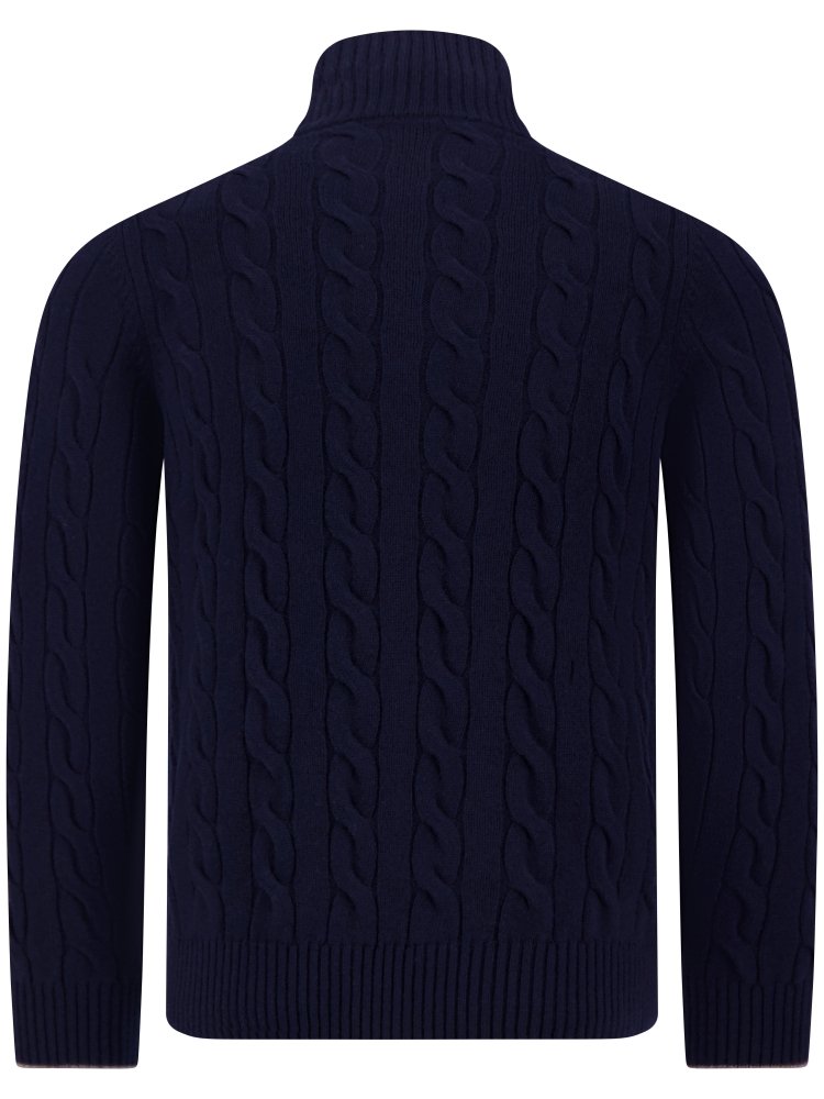 cardigan full zip in lana 23161 19672 598 GRAN SASSO 