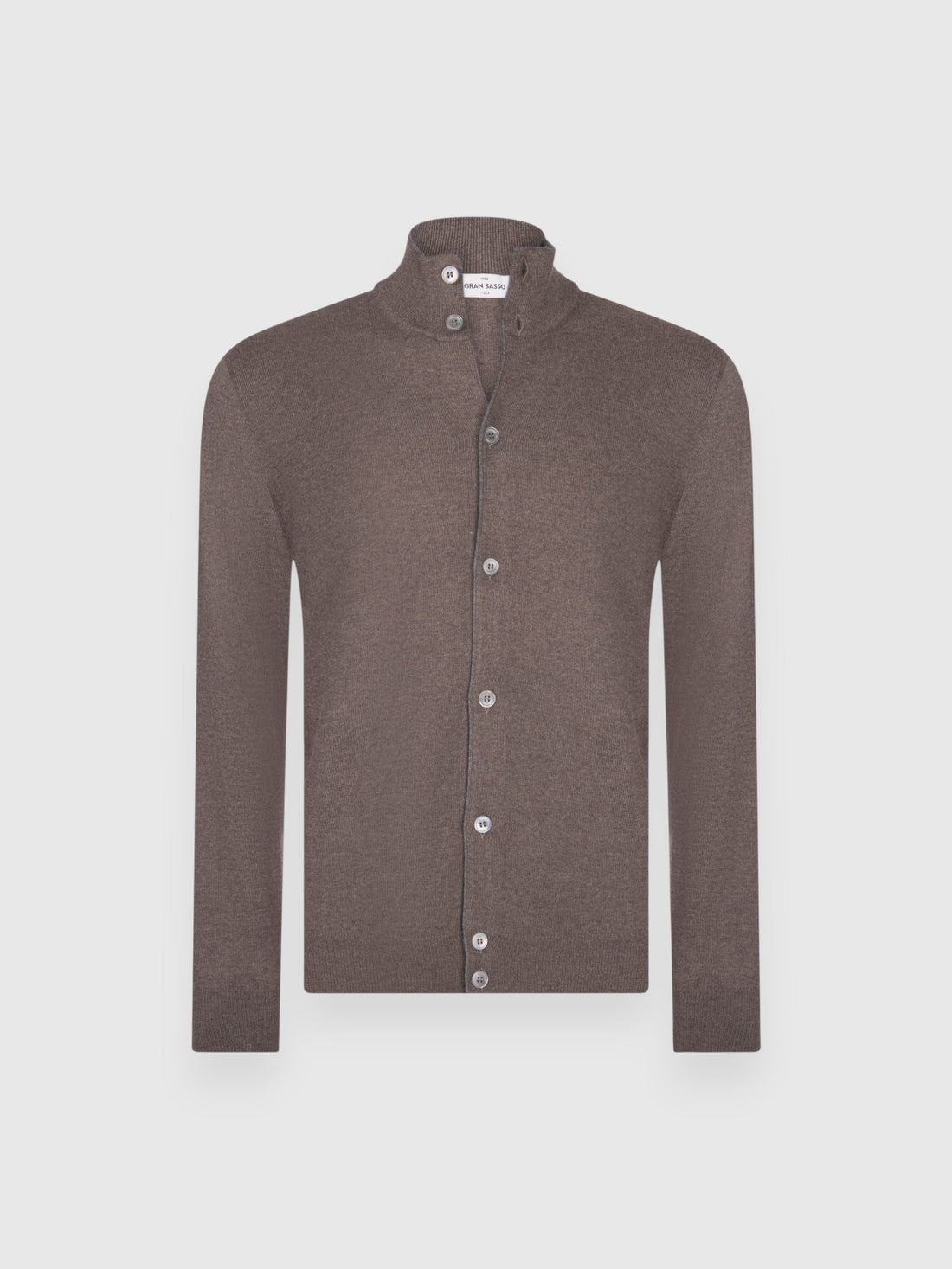cardigan full button in lana 55160 14266 046 GRAN SASSO 