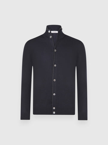 cardigan full button in lana 55160 14266 598 GRAN SASSO 