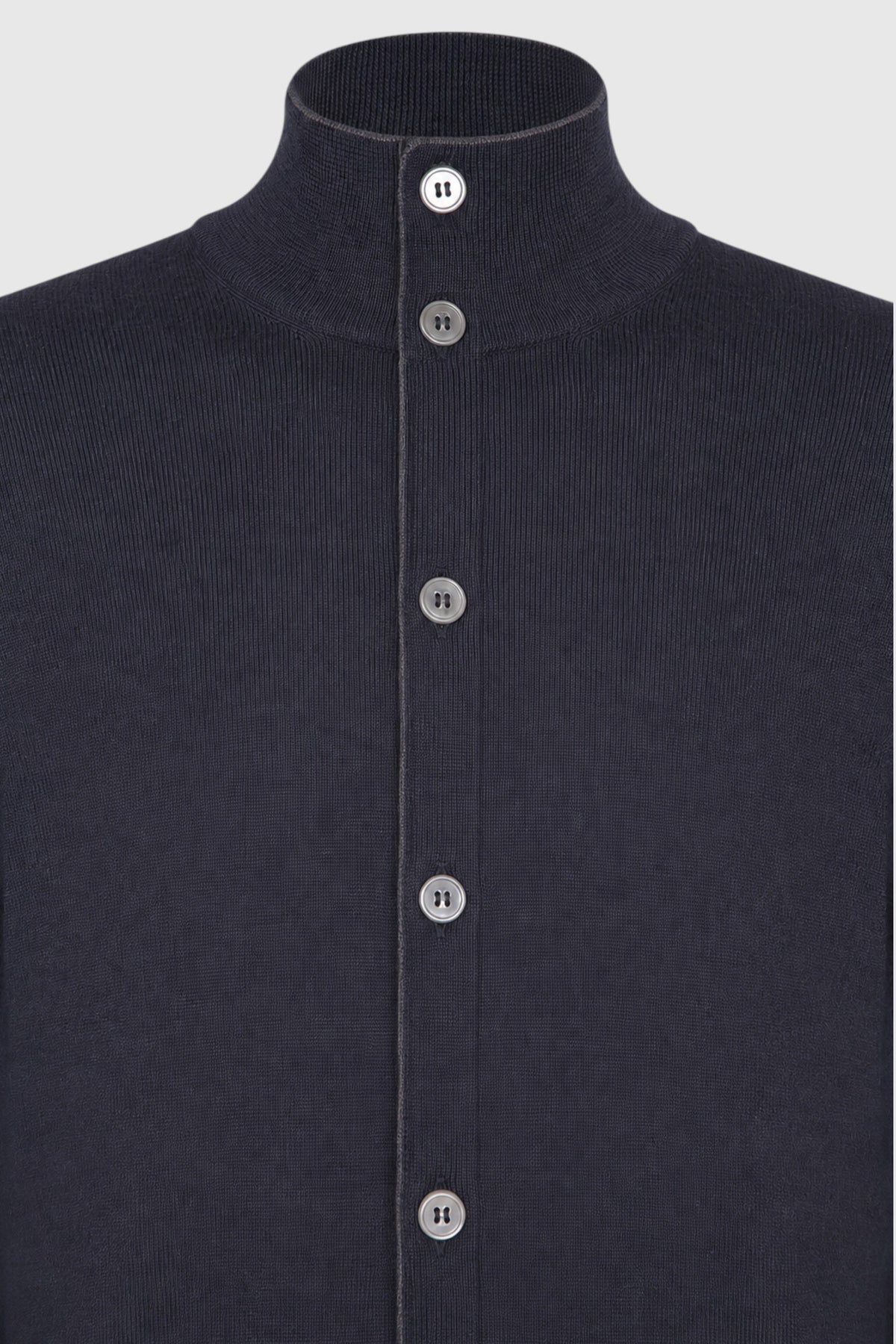 cardigan full button in lana 55160 14266 598 GRAN SASSO 