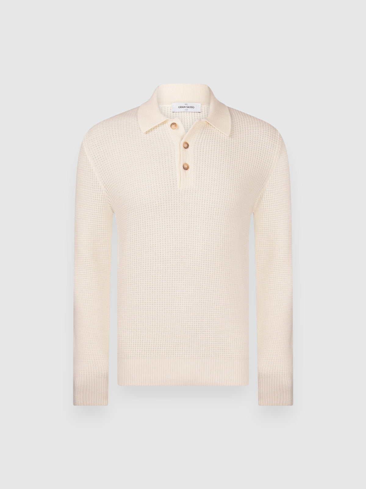 polo in punto waffle 57125 14274 005 GRAN SASSO 