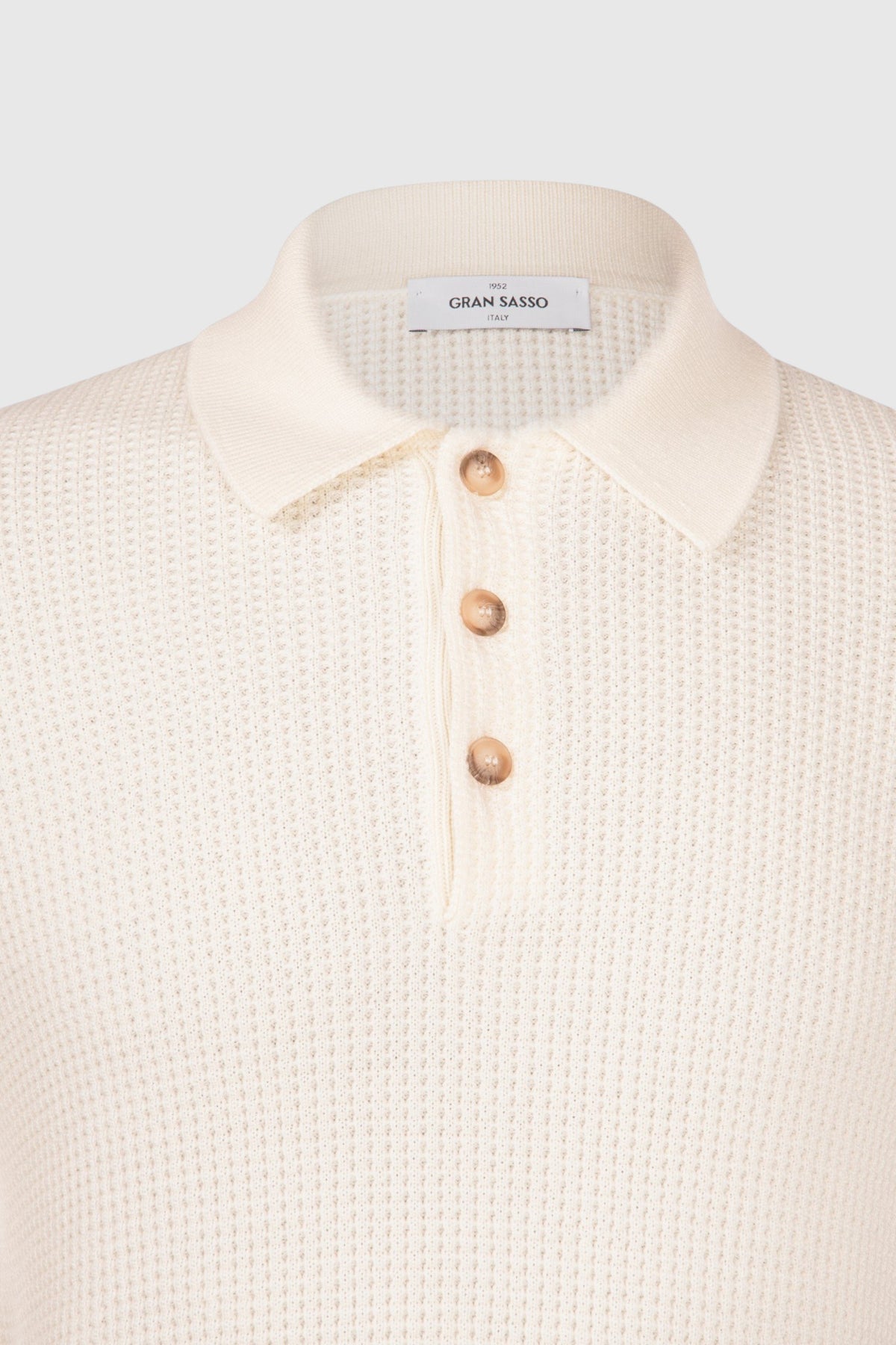polo in punto waffle 57125 14274 005 GRAN SASSO 