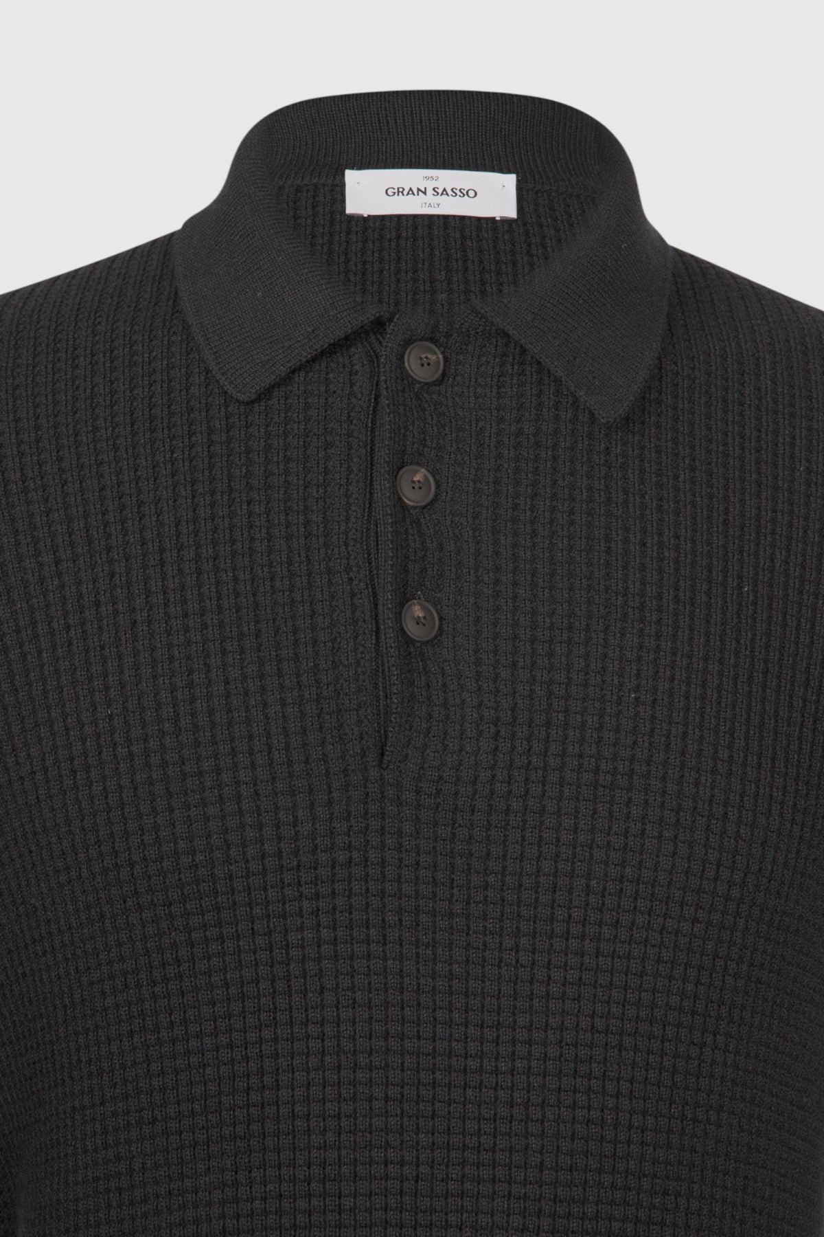 polo in punto waffle 57125 14274 099 GRAN SASSO 
