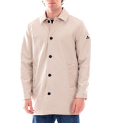 HESKIMO trench con collo a camicia Beige