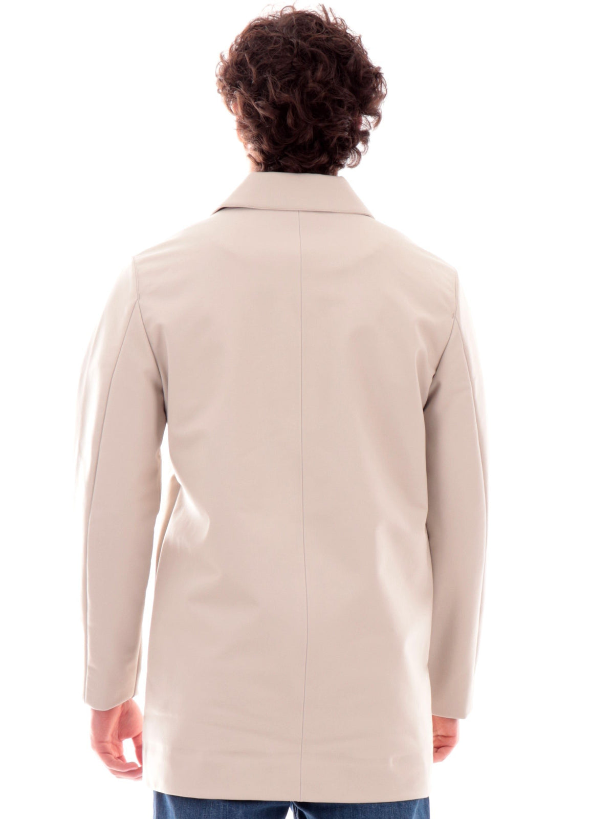 trench con collo a camicia HE2440014 BEIGE HESKIMO 