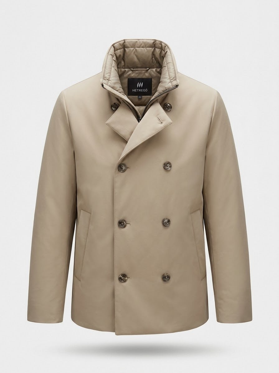 cappotto imbottito doppiopetto 8R440 DAI HETREGO 