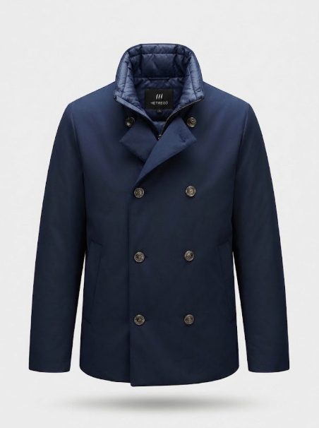 cappotto imbottito doppiopetto 8R440 NAV HETREGO 
