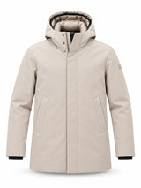 HETREGO parka media lunghezza wendel Beige
