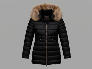 piumino lungo in piuma danatra 8R603M CRV HETREGO 