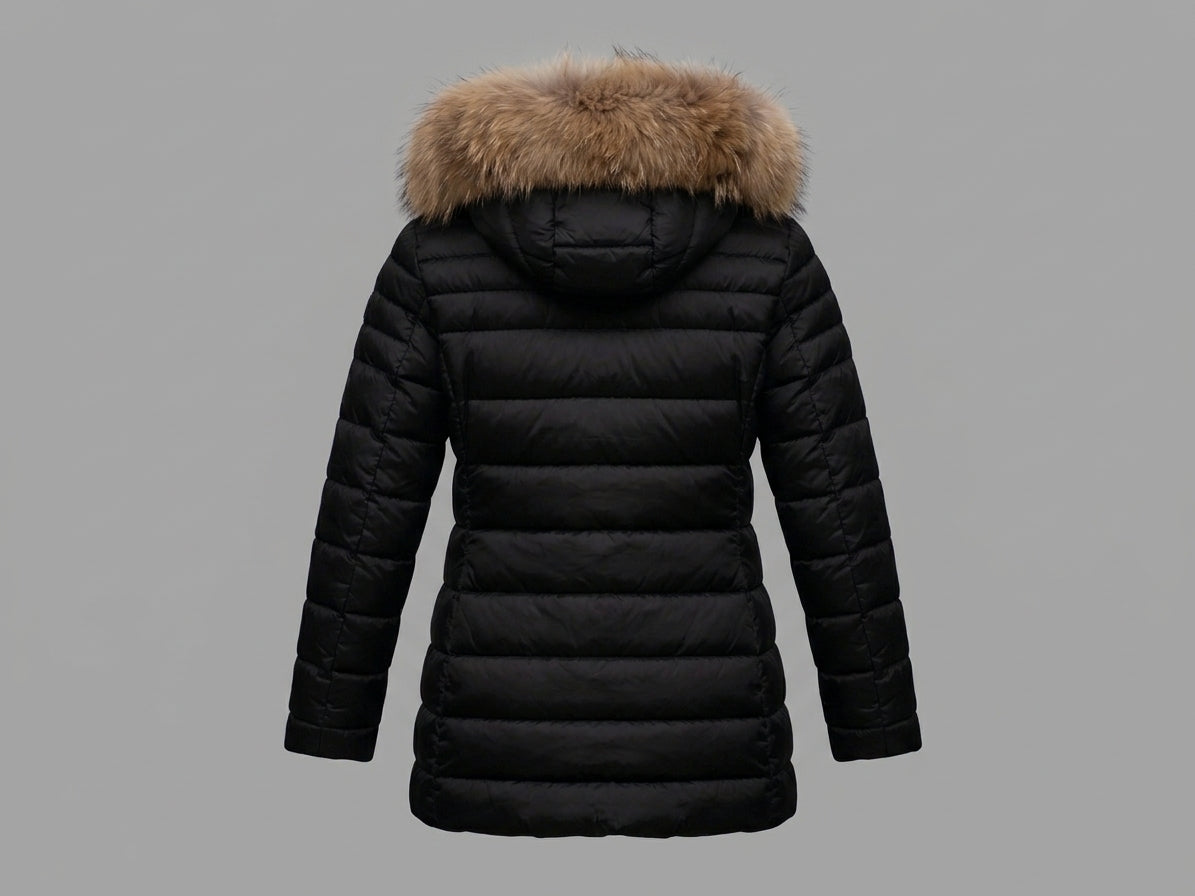 piumino lungo in piuma danatra 8R603M CRV HETREGO 