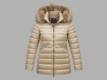piumino lungo in piuma danatra 8R603M GES HETREGO 