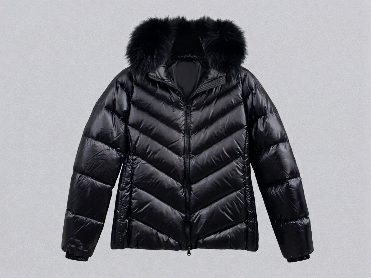 giubbino inari con pelliccia di volpe 8R624F LVA HETREGO 