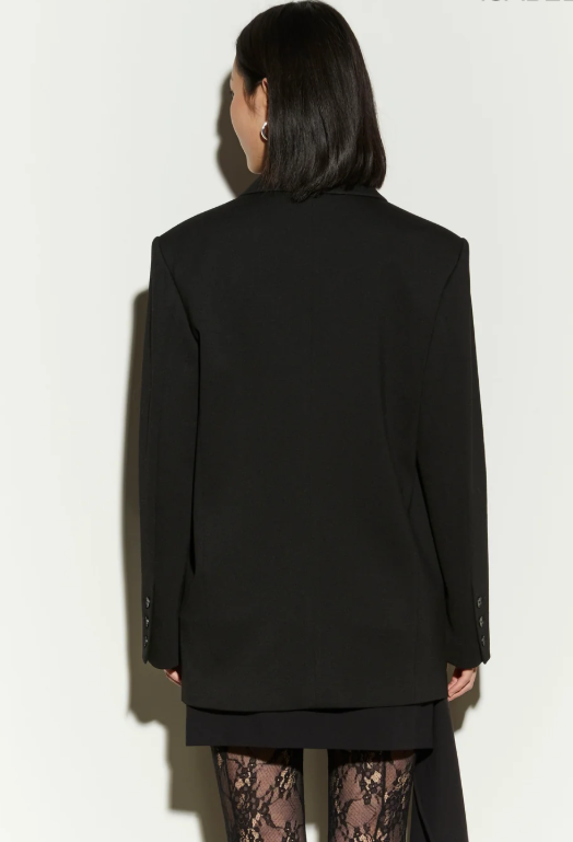giacca con applicazioni IS26FW-J195-T019 900 BLACK ISABELLE BLANCHE PARIS 