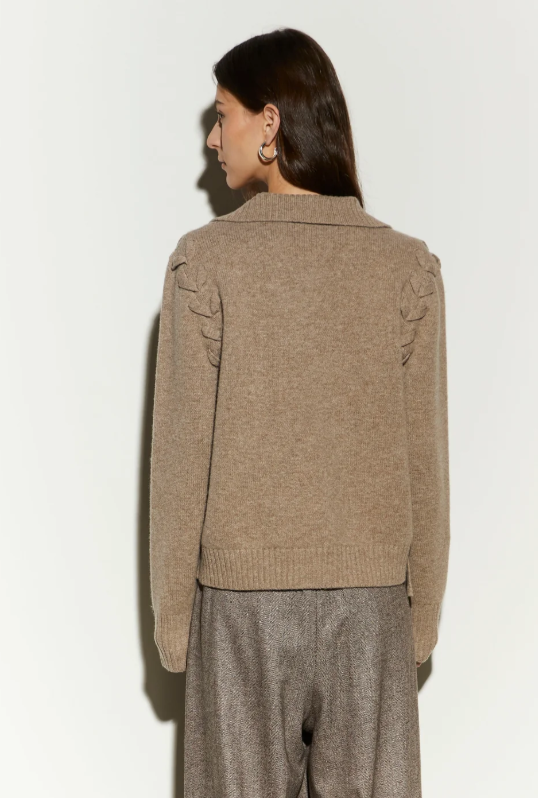 polo in maglia IS26FW-M021-F006 375 OATMEAL ISABELLE BLANCHE PARIS 