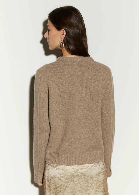 maglione girocollo IS26FW-M161-F006 375 OATMEAL ISABELLE BLANCHE PARIS 