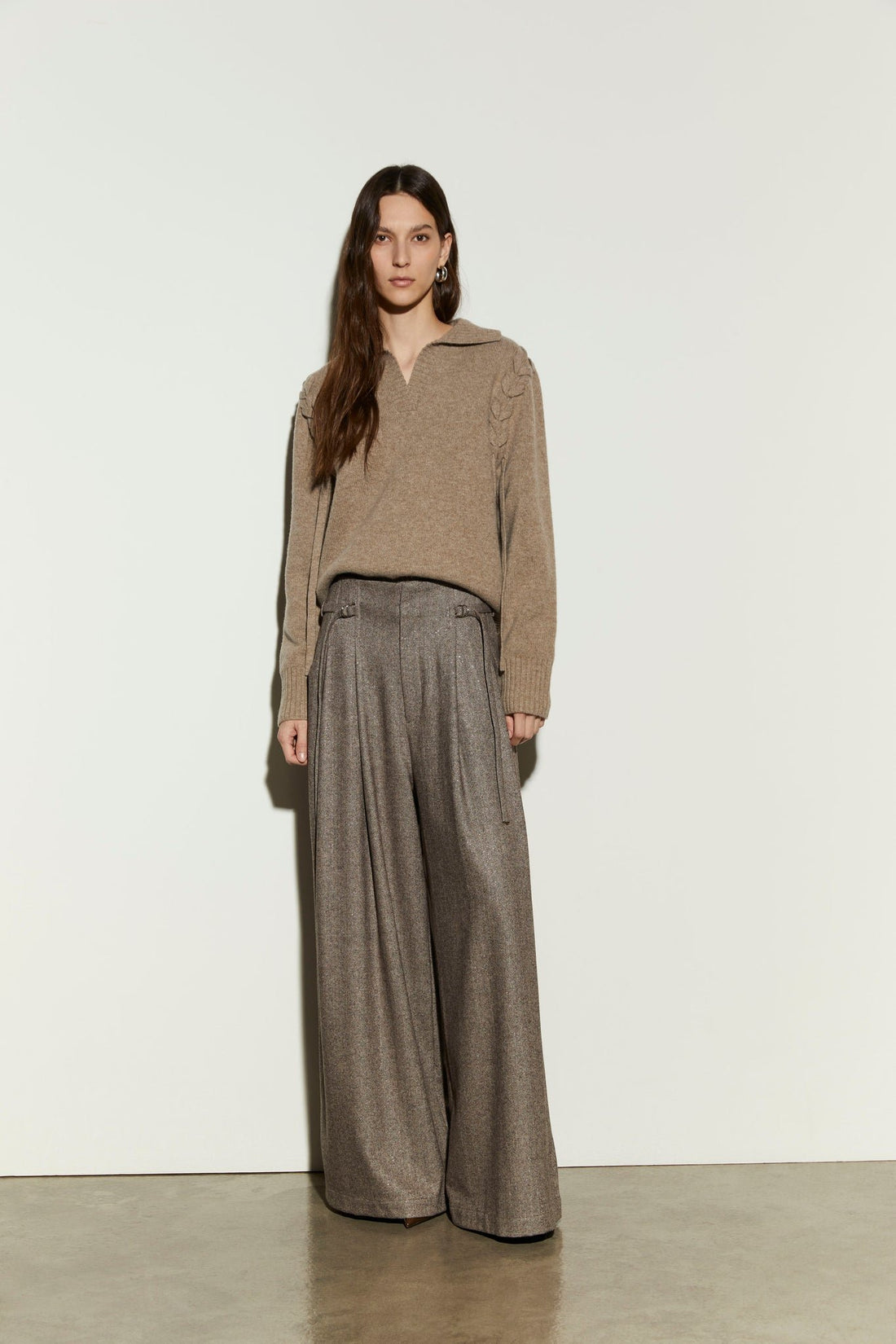 pantalone in lana IS26FW-P060-T025 439 DARK HEART ISABELLE BLANCHE PARIS 