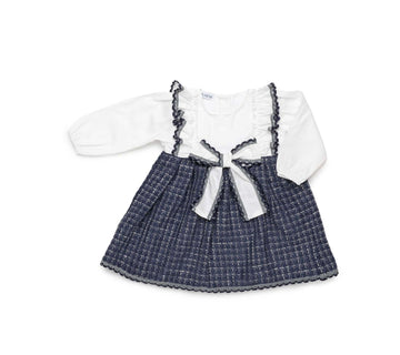 abito con taglio in vita cheviot 26667 11 JULIANA 