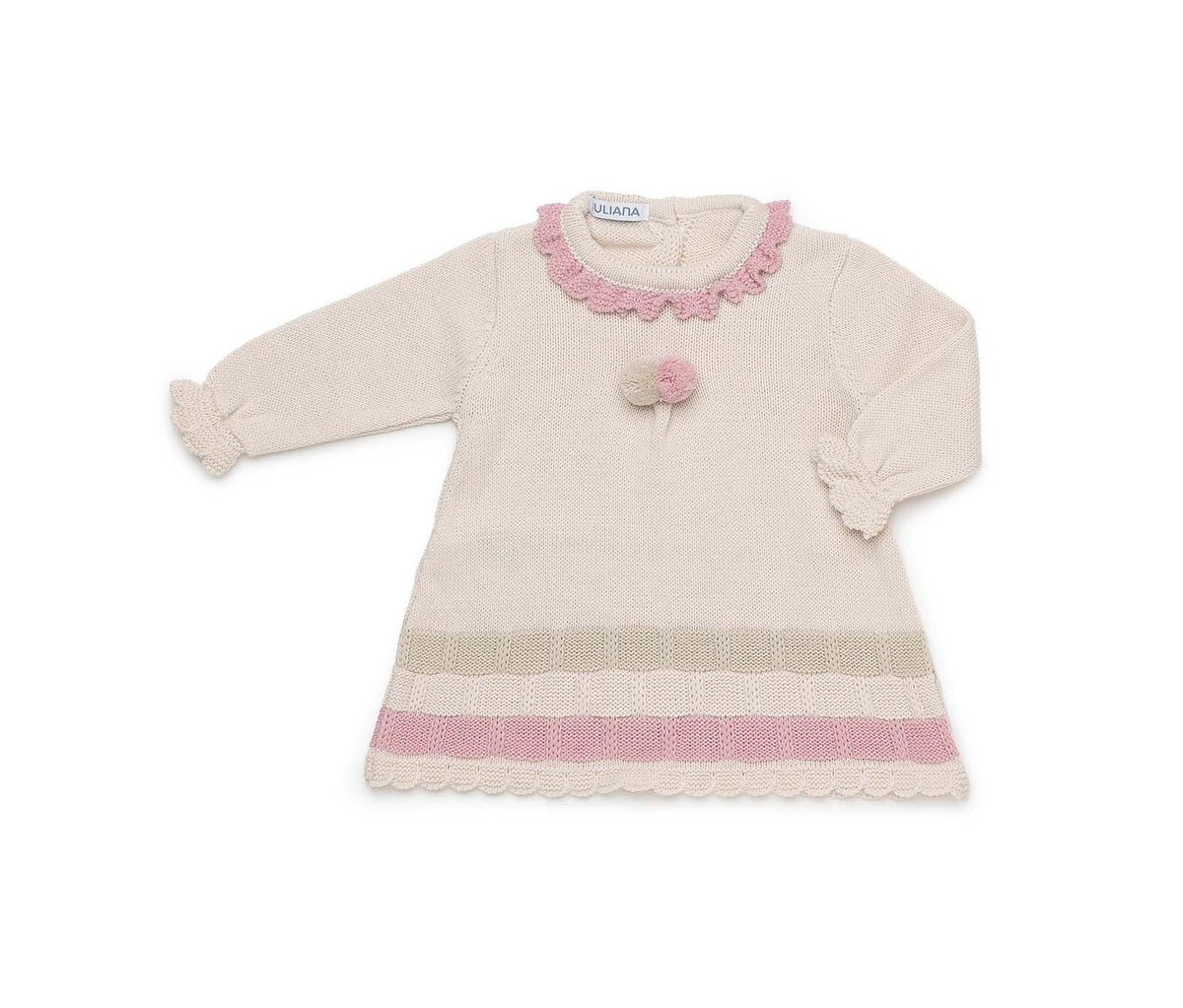 abito in maglia a quadretti colorati 26676 80-21-14 JULIANA 