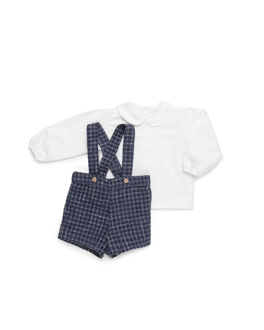 completo con camicia in tweed e bretelle 26697 11 JULIANA 