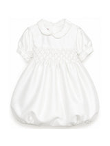 LA STUPENDERIA pagliaccetto p.to smock Bianco