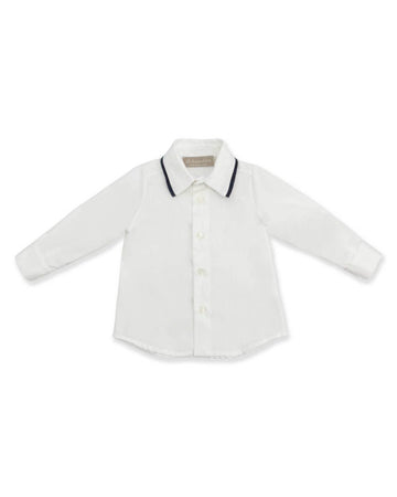 camicia collo punta con codina 3TCCM21 P02BLU LA STUPENDERIA 