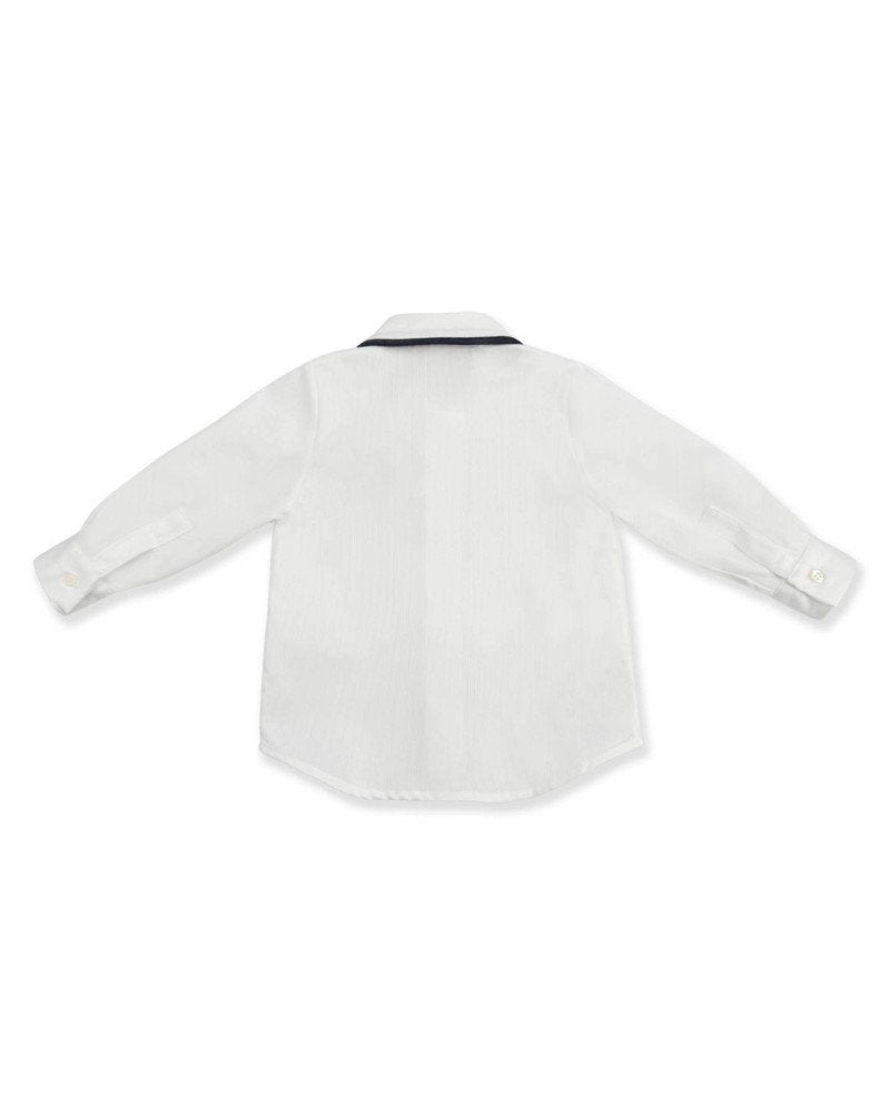 camicia collo punta con codina 3TCCM21 P02BLU LA STUPENDERIA 