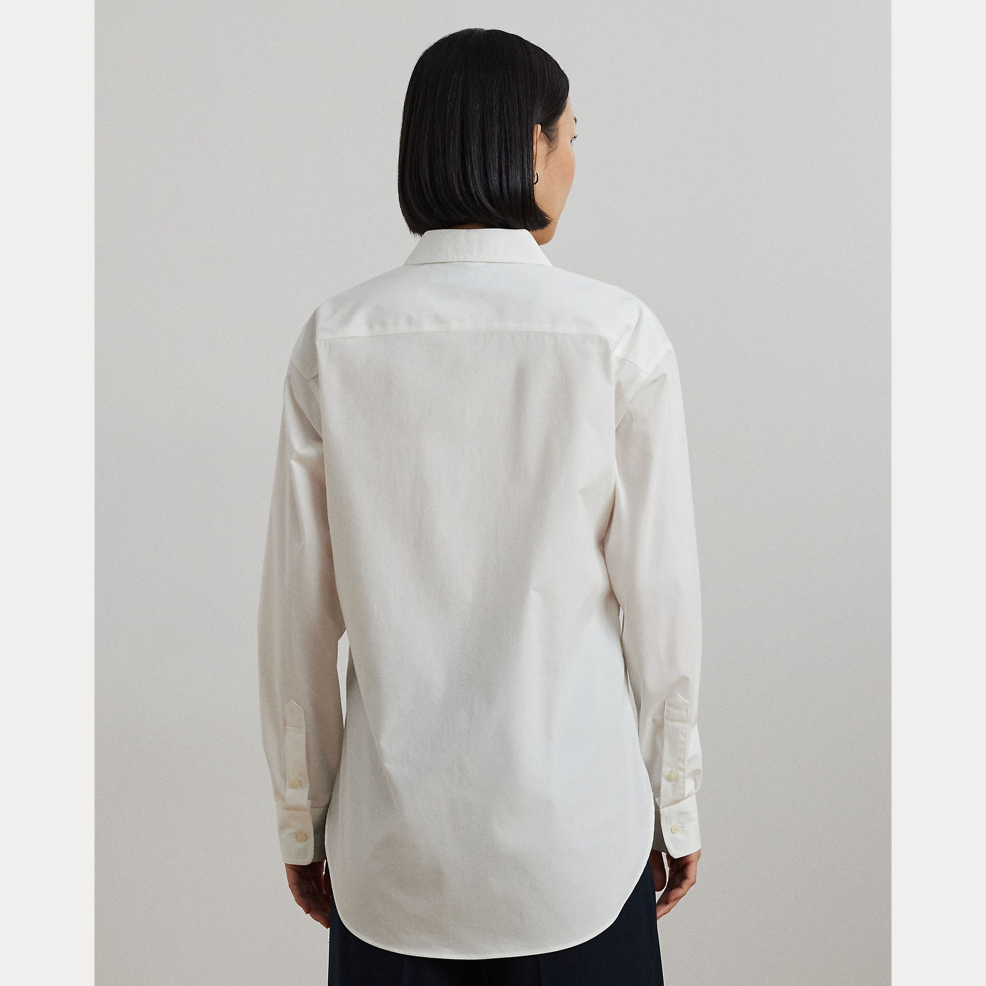 camicia in cotone elasticizzato 200-932538 001 LAUREN RALPH LAUREN 