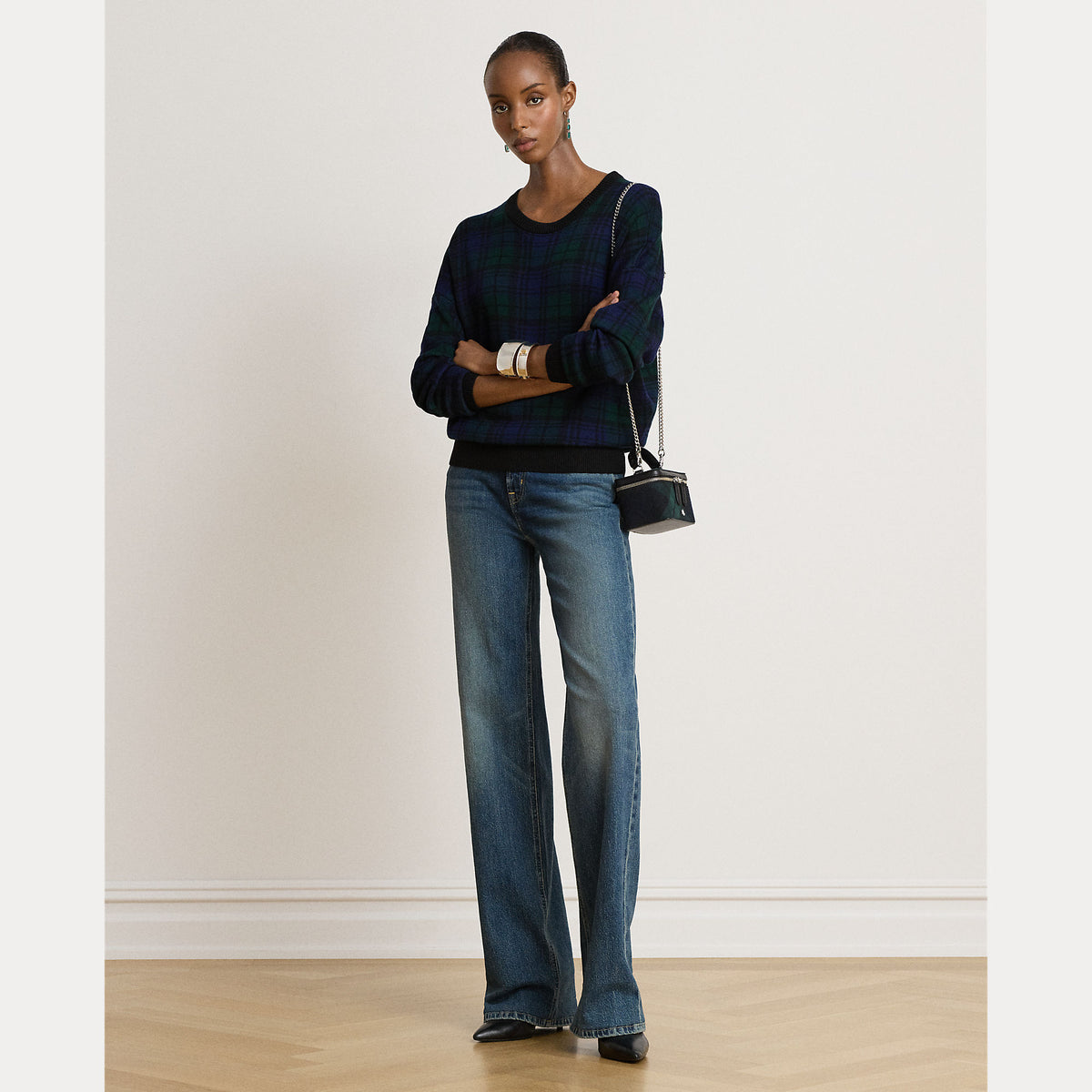 maglione girocollo in lana 200-B27533 001 LAUREN RALPH LAUREN 