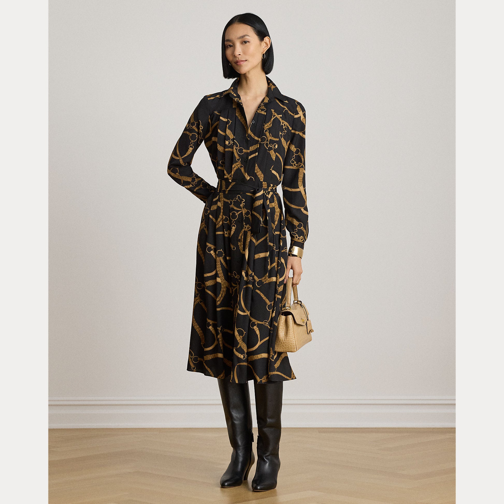 abito a fantasia cinture 200-P13730 001 LAUREN RALPH LAUREN 