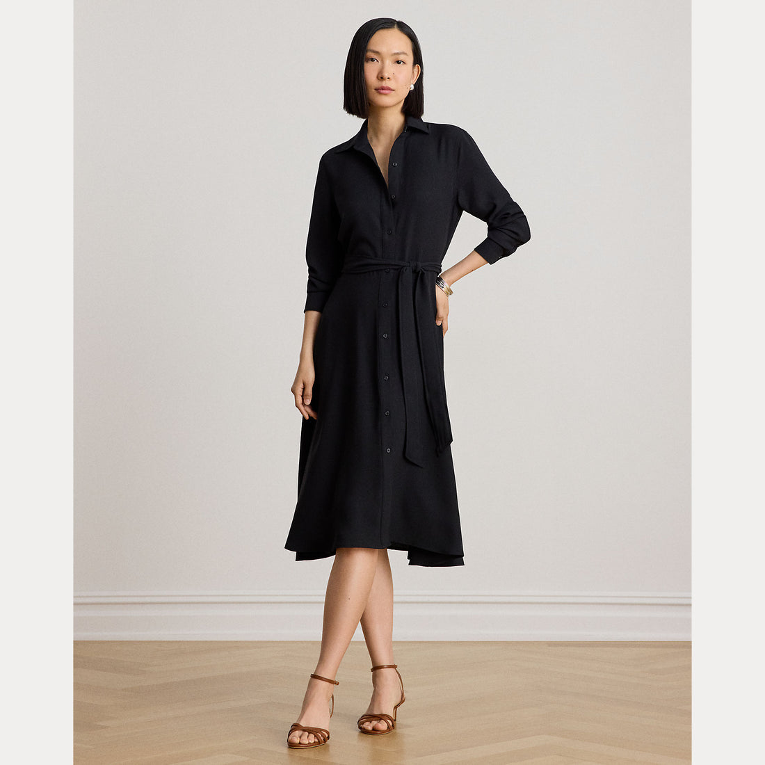 abito chemisier con cintura 200-P14803 002 LAUREN RALPH LAUREN 