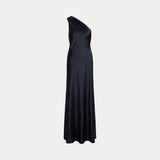 LAUREN RALPH LAUREN abito monospalla in raso Blu