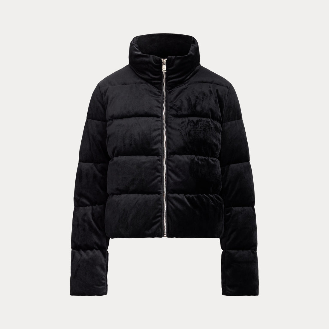 giubbino a collo alto in velluto 297-P23453 001 LAUREN RALPH LAUREN 